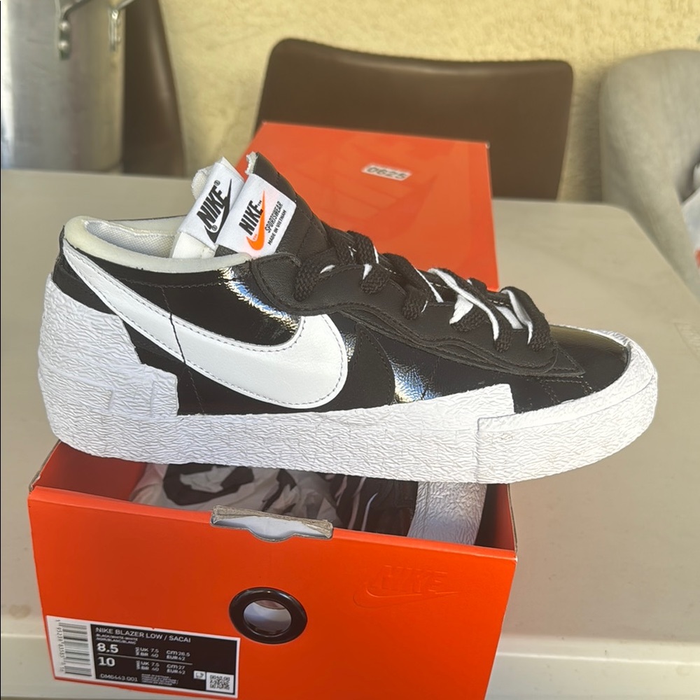 Nike Blazer Low Black and White Sneakers